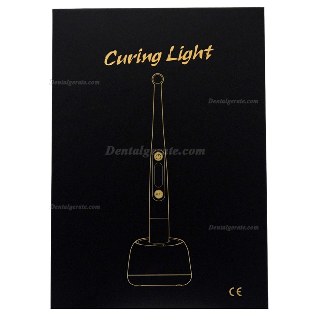 Mecco Q9 Kabellose LED-Polymerisationslampe Dental mit integriertem Lichtmesser und Kariesdetektor